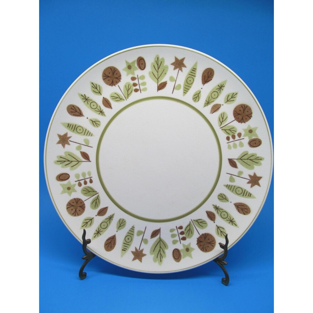 Mikasa Primitive 7024 Vintage Terrastone 12" Round Plate VGC